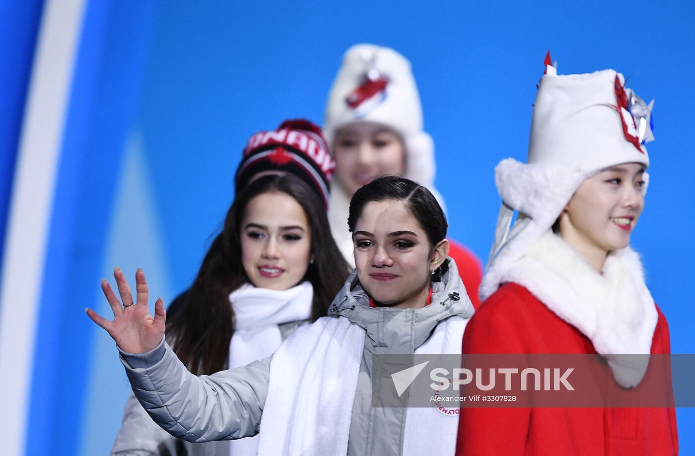 2018 Winter Olympics. Award ceremony. Day fourteen