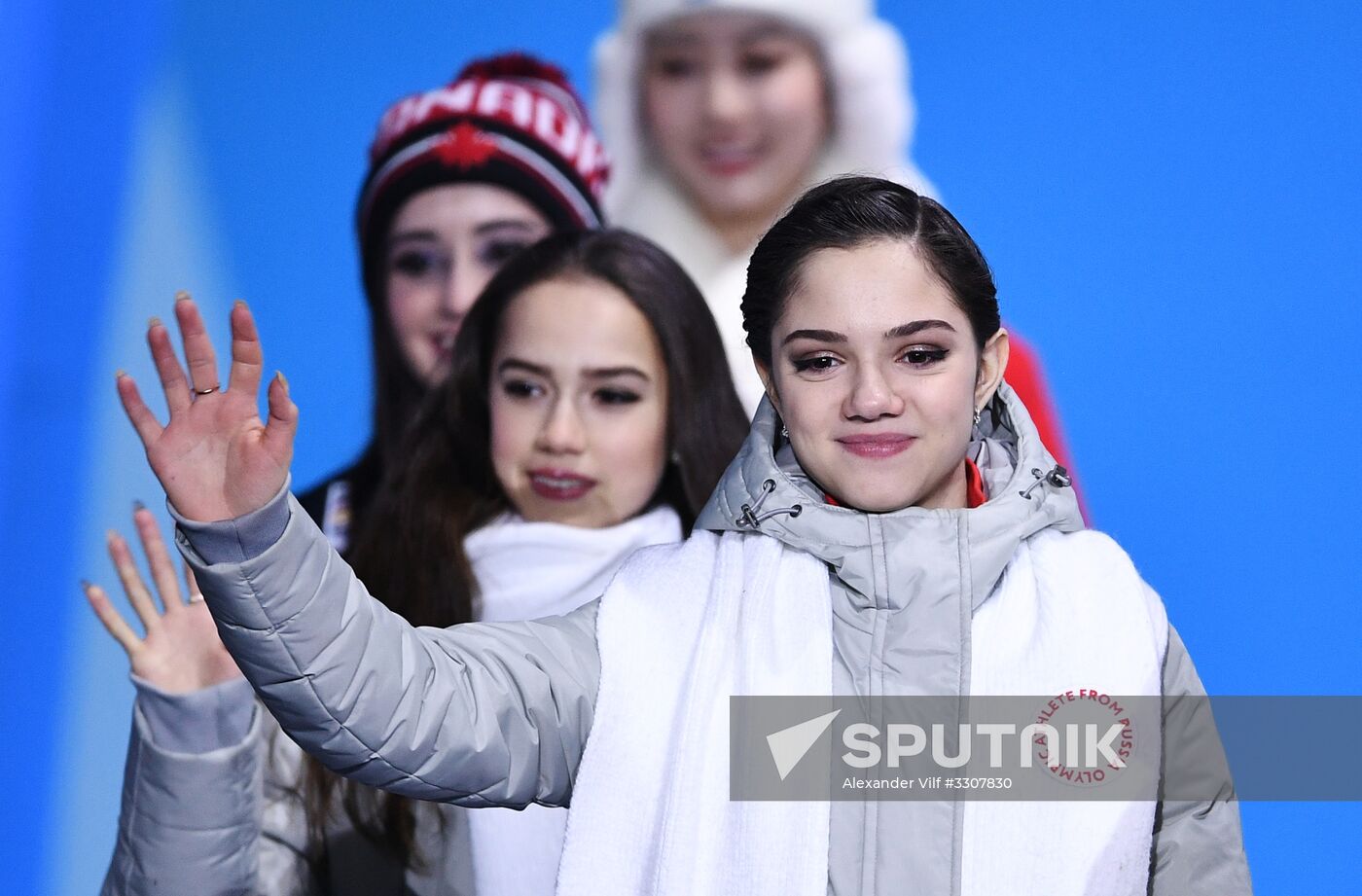 2018 Winter Olympics. Award ceremony. Day fourteen
