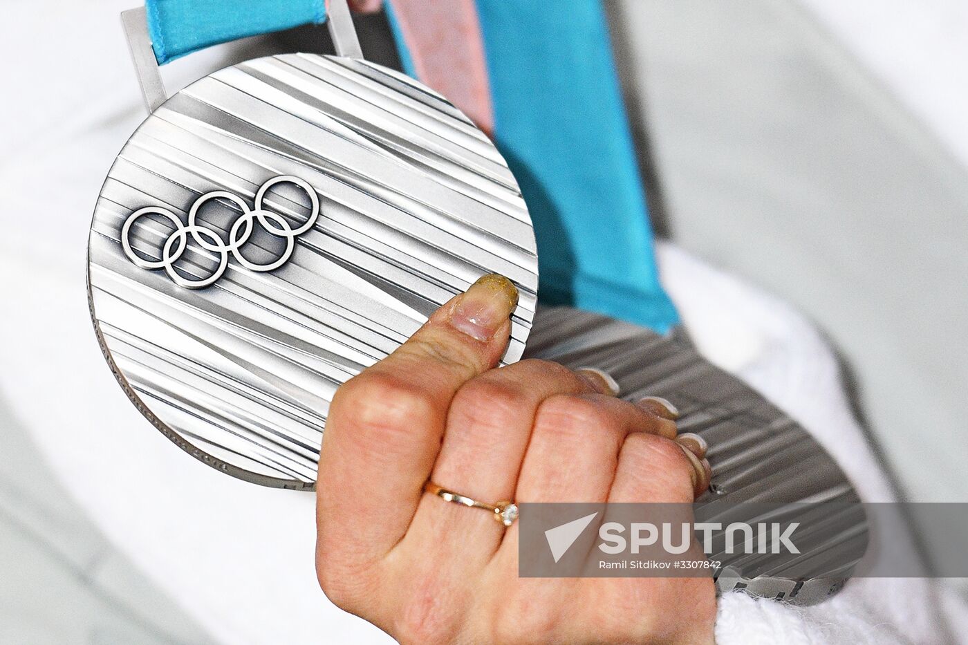 2018 Winter Olympics. Award ceremony. Day fourteen