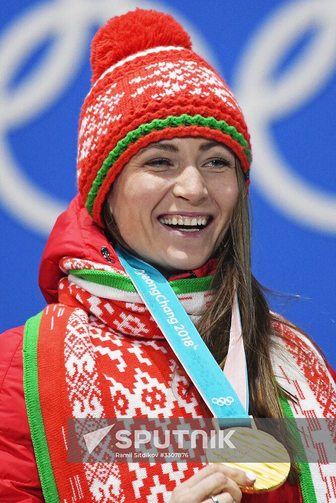 2018 Winter Olympics. Award ceremony. Day fourteen