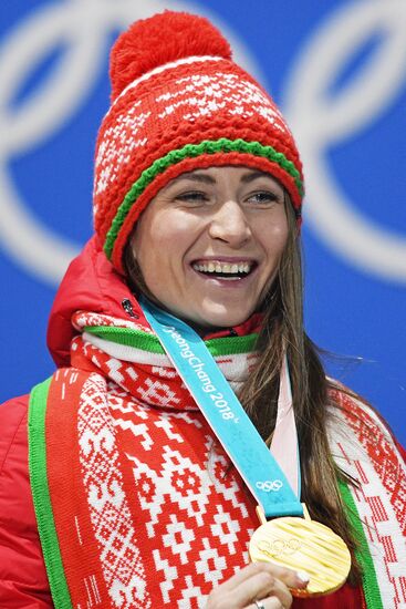 2018 Winter Olympics. Award ceremony. Day fourteen