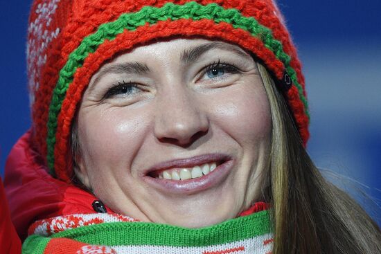 2018 Winter Olympics. Award ceremony. Day fourteen