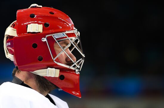 2018 Winter Olympics. Ice hockey. Men. Czech Republic vs. Russia