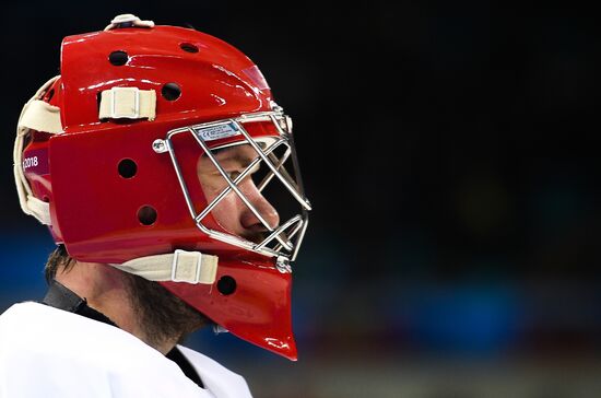 2018 Winter Olympics. Ice hockey. Men. Czech Republic vs. Russia