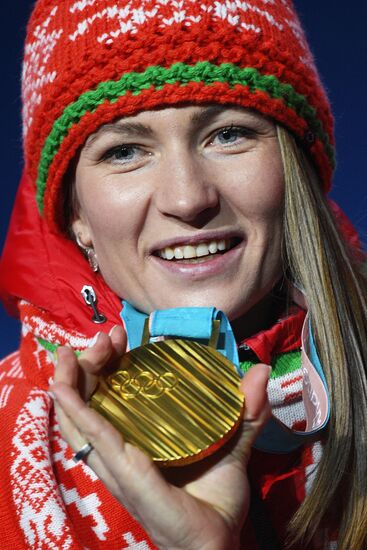 2018 Winter Olympics. Award ceremony. Day fourteen