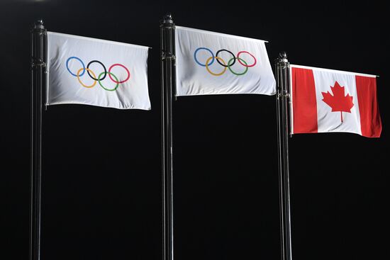 2018 Winter Olympics. Award ceremony. Day fourteen