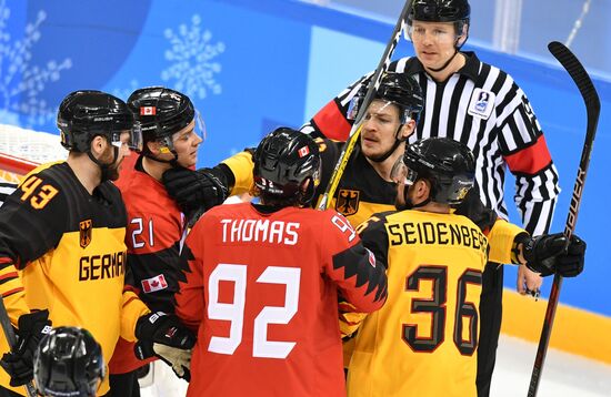 2018 Winter Olympics. Ice hockey. Men. Canada vs. Germany