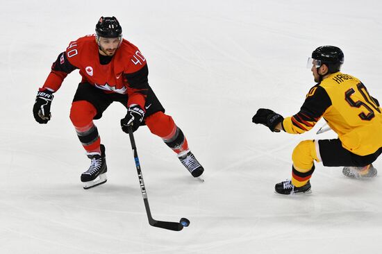 2018 Winter Olympics. Ice hockey. Men. Canada vs. Germany