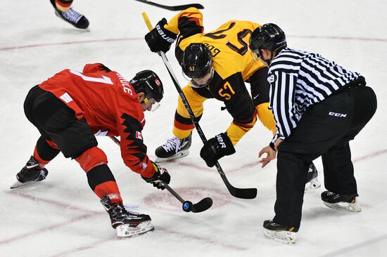 2018 Winter Olympics. Ice hockey. Men. Canada vs. Germany