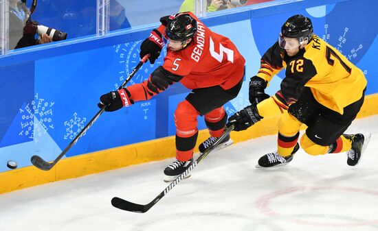 2018 Winter Olympics. Ice hockey. Men. Canada vs. Germany