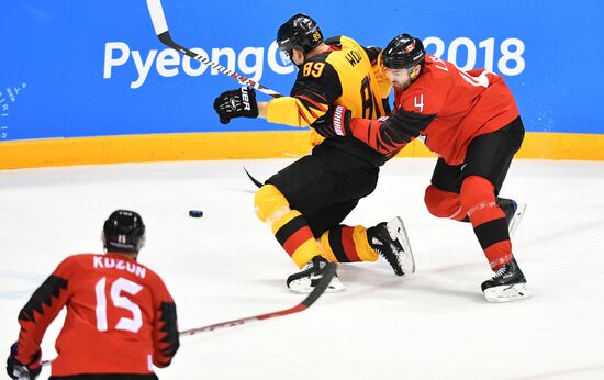 2018 Winter Olympics. Ice hockey. Men. Canada vs. Germany