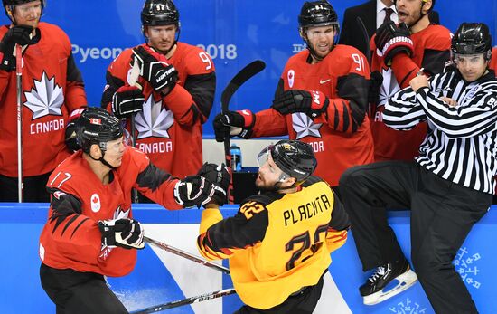 2018 Winter Olympics. Ice hockey. Men. Canada vs. Germany