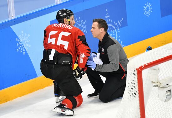 2018 Winter Olympics. Ice hockey. Men. Canada vs. Germany