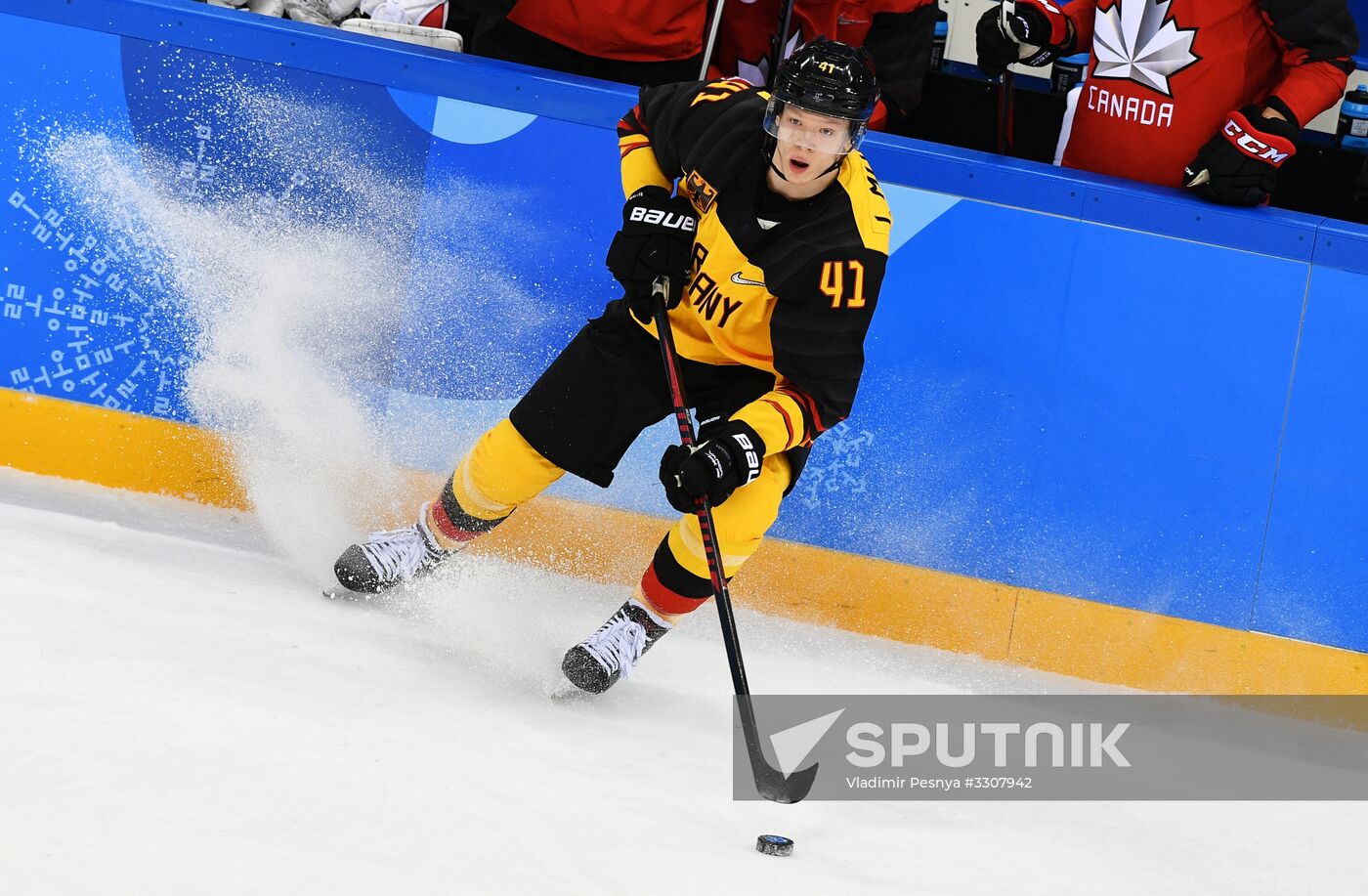 2018 Winter Olympics. Ice hockey. Men. Canada vs. Germany