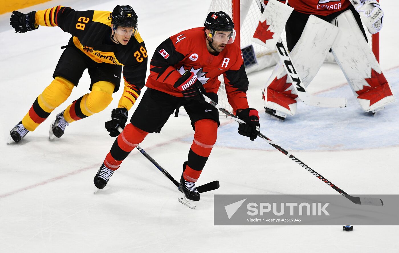 2018 Winter Olympics. Ice hockey. Men. Canada vs. Germany