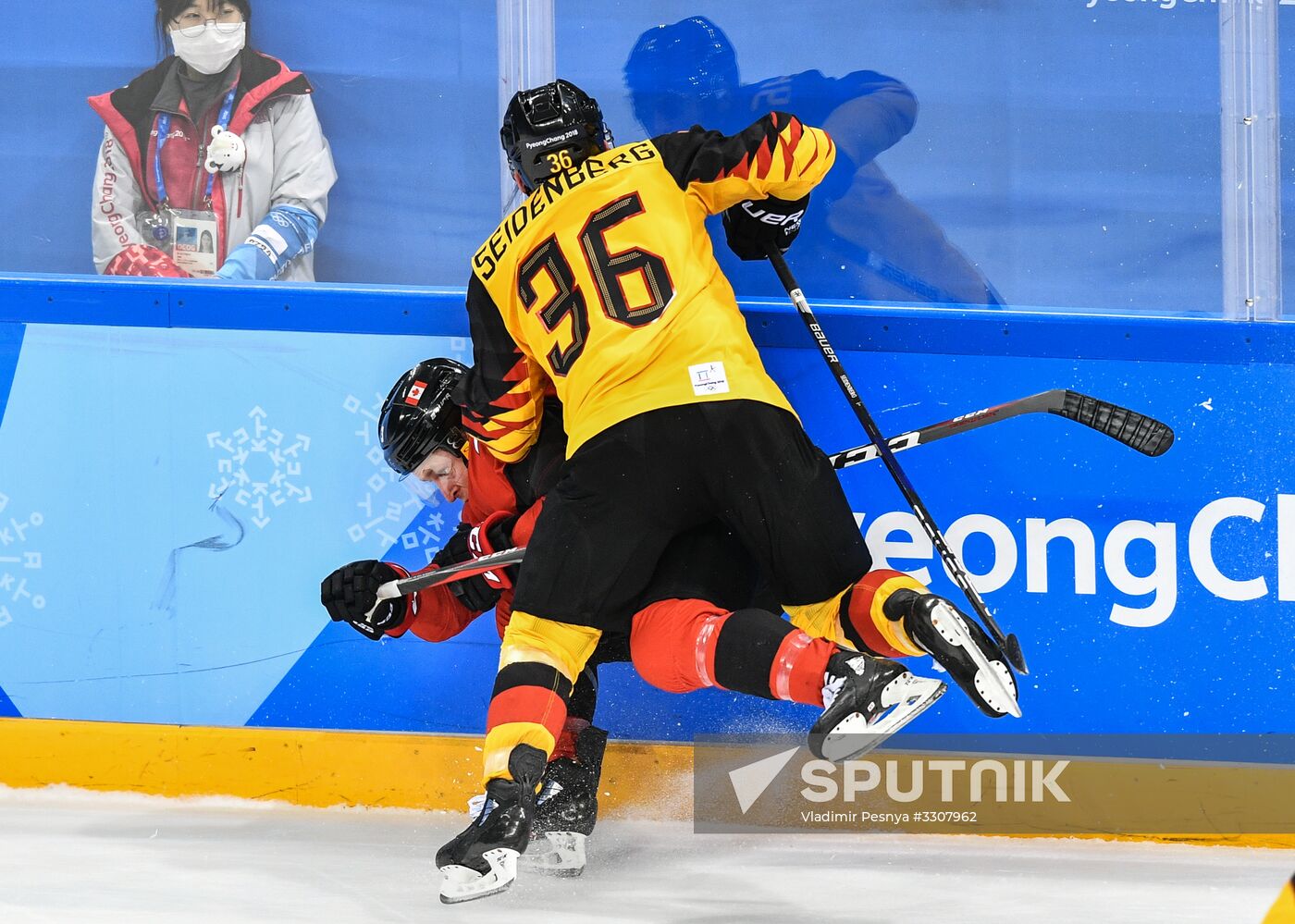 2018 Winter Olympics. Ice hockey. Men. Canada vs. Germany