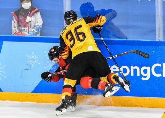 2018 Winter Olympics. Ice hockey. Men. Canada vs. Germany