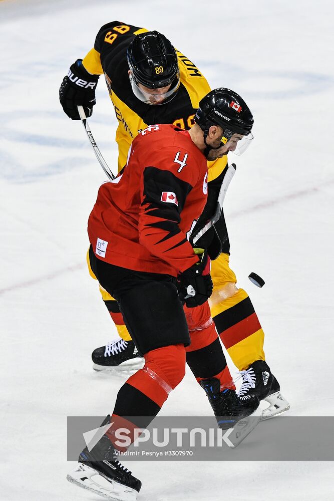 2018 Winter Olympics. Ice hockey. Men. Canada vs. Germany