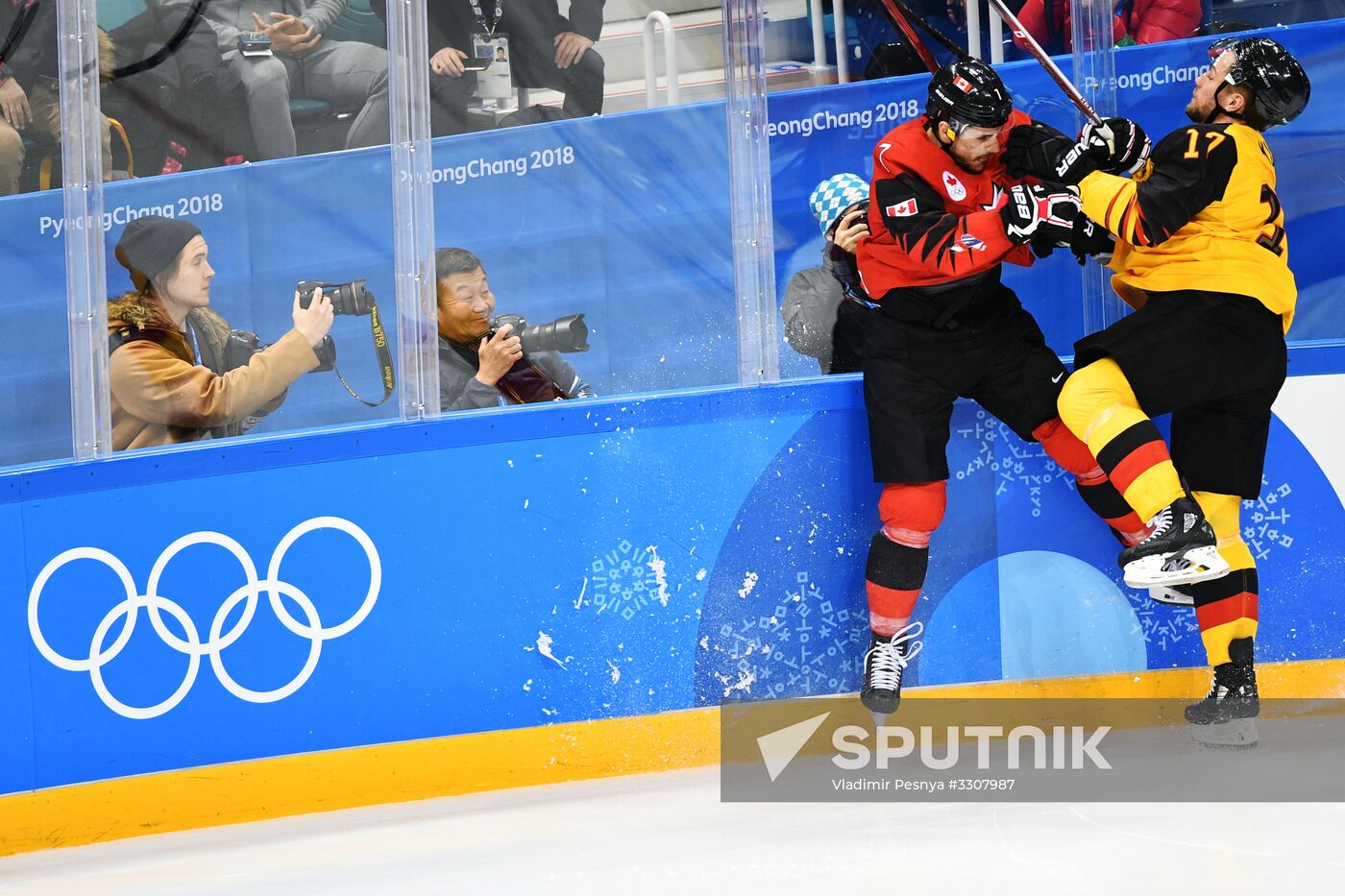 2018 Winter Olympics. Ice hockey. Men. Canada vs. Germany