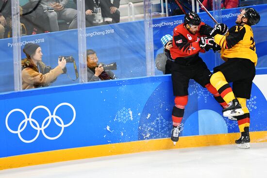 2018 Winter Olympics. Ice hockey. Men. Canada vs. Germany