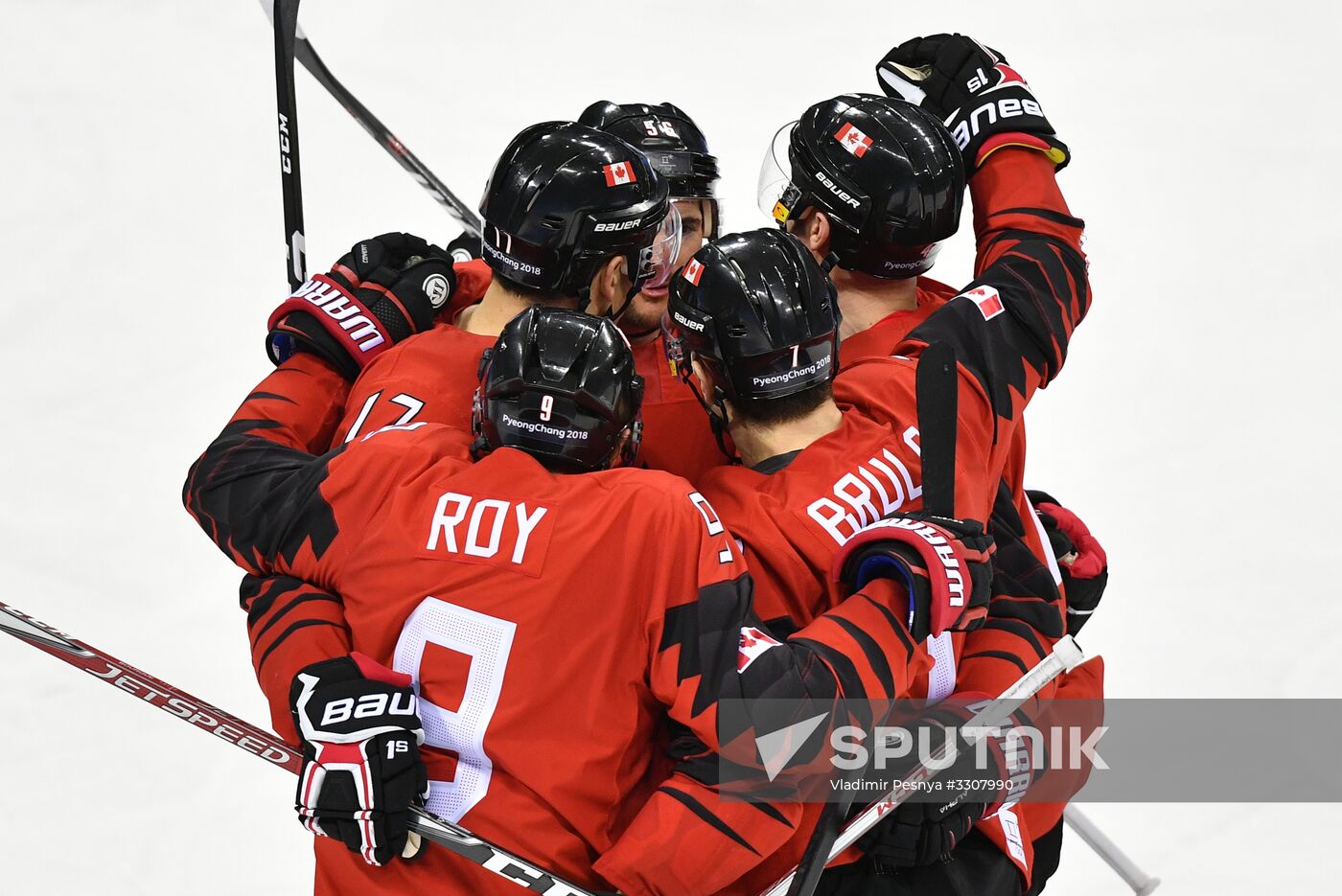2018 Winter Olympics. Ice hockey. Men. Canada vs. Germany