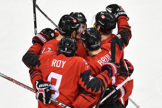 2018 Winter Olympics. Ice hockey. Men. Canada vs. Germany