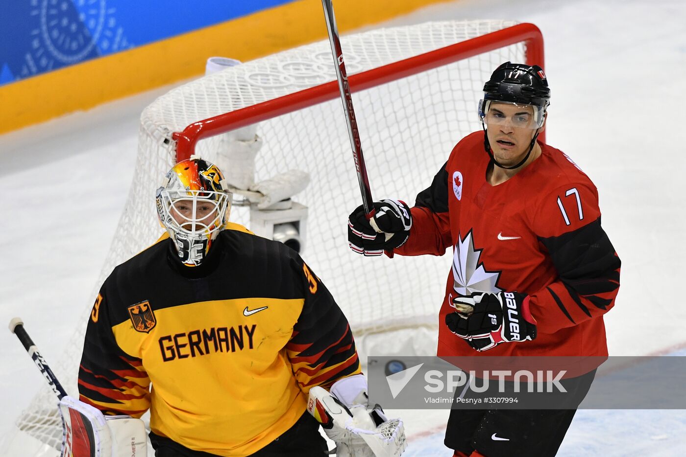 2018 Winter Olympics. Ice hockey. Men. Canada vs. Germany
