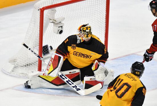2018 Winter Olympics. Ice hockey. Men. Canada vs. Germany