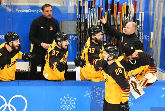 2018 Winter Olympics. Ice hockey. Men. Canada vs. Germany
