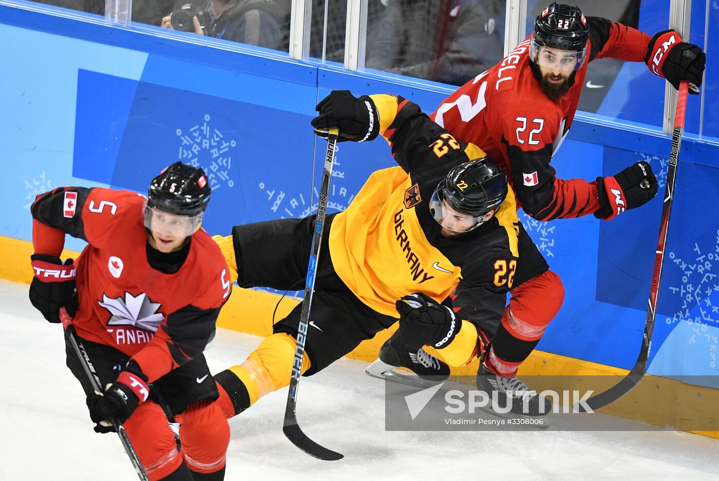 2018 Winter Olympics. Ice hockey. Men. Canada vs. Germany