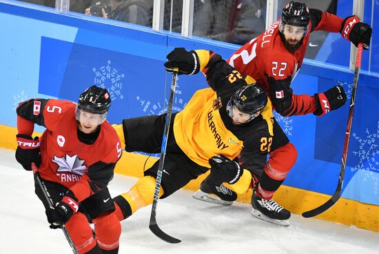 2018 Winter Olympics. Ice hockey. Men. Canada vs. Germany