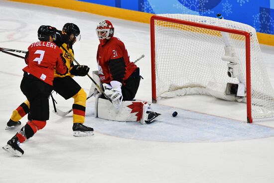 2018 Winter Olympics. Ice hockey. Men. Canada vs. Germany