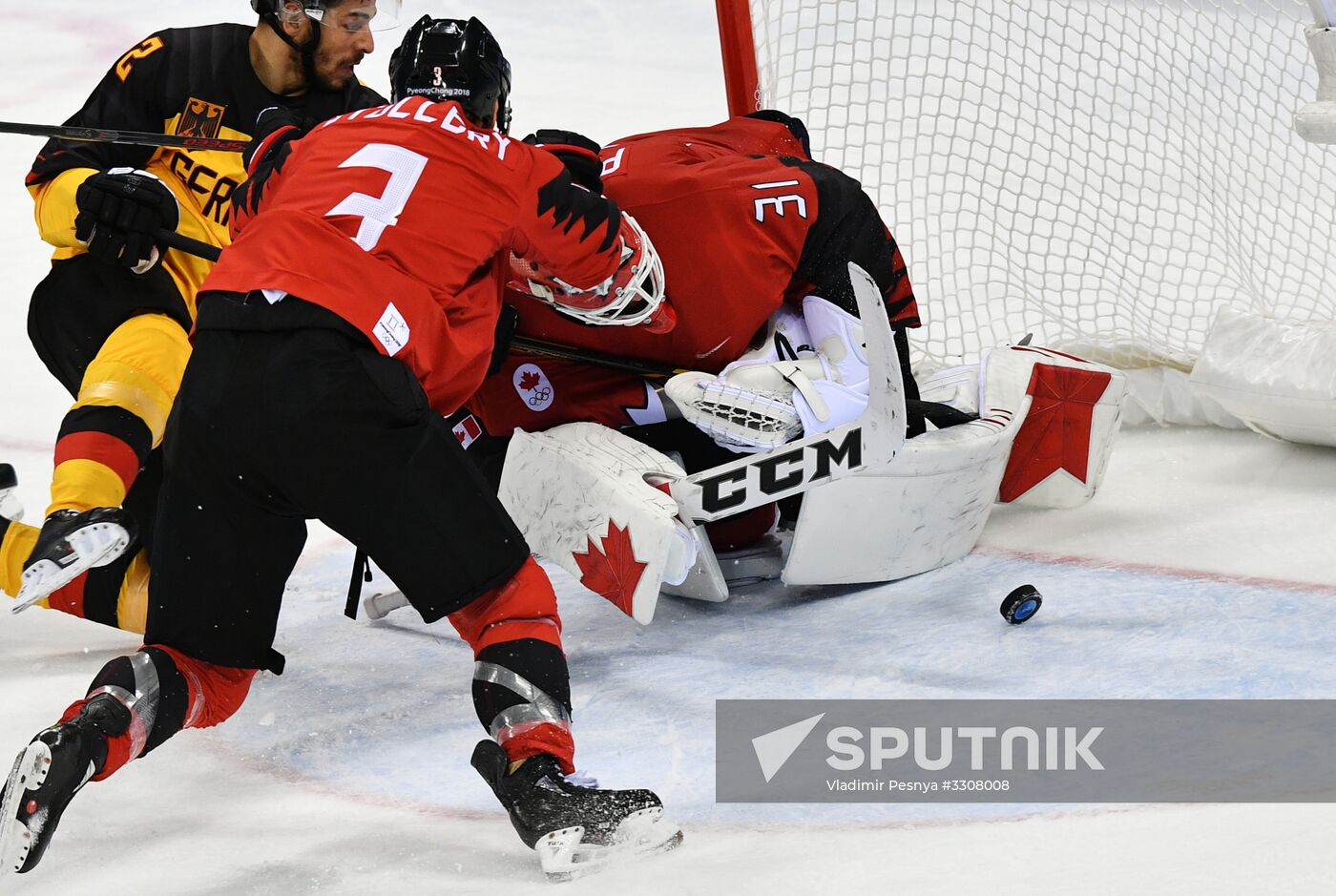 2018 Winter Olympics. Ice hockey. Men. Canada vs. Germany