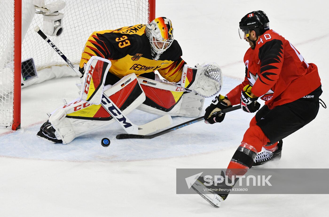 2018 Winter Olympics. Ice hockey. Men. Canada vs. Germany