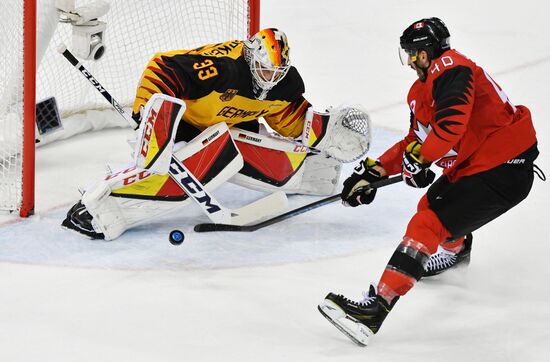2018 Winter Olympics. Ice hockey. Men. Canada vs. Germany