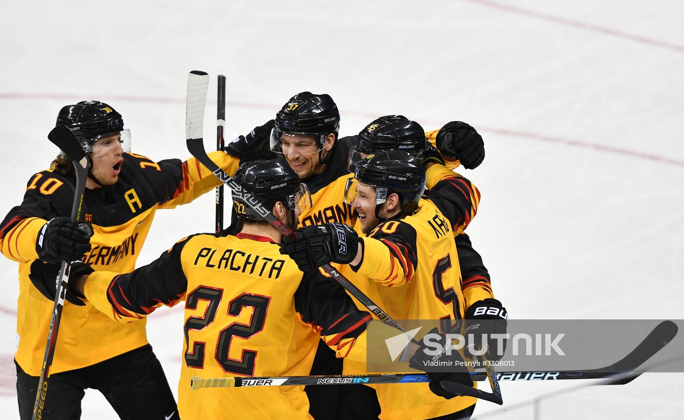 2018 Winter Olympics. Ice hockey. Men. Canada vs. Germany