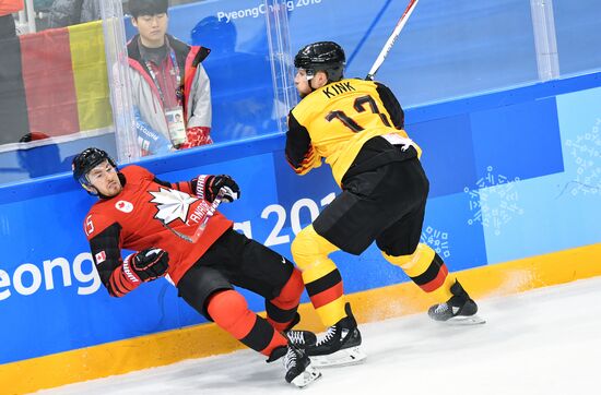 2018 Winter Olympics. Ice hockey. Men. Canada vs. Germany