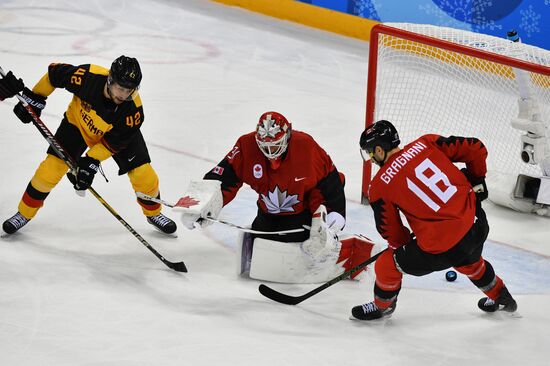 2018 Winter Olympics. Ice hockey. Men. Canada vs. Germany