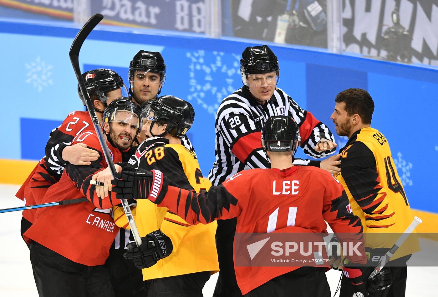 2018 Winter Olympics. Ice hockey. Men. Canada vs. Germany