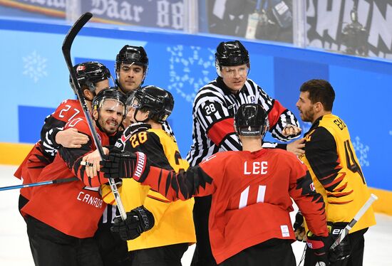 2018 Winter Olympics. Ice hockey. Men. Canada vs. Germany