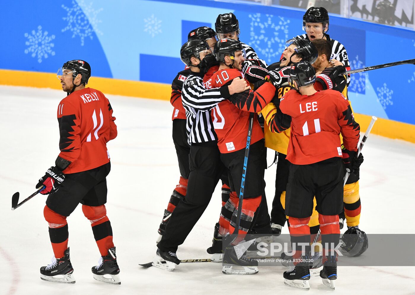 2018 Winter Olympics. Ice hockey. Men. Canada vs. Germany