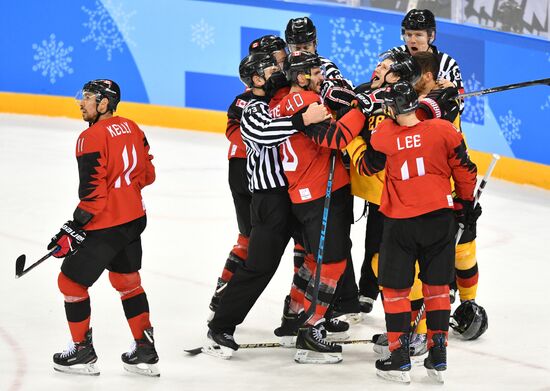 2018 Winter Olympics. Ice hockey. Men. Canada vs. Germany