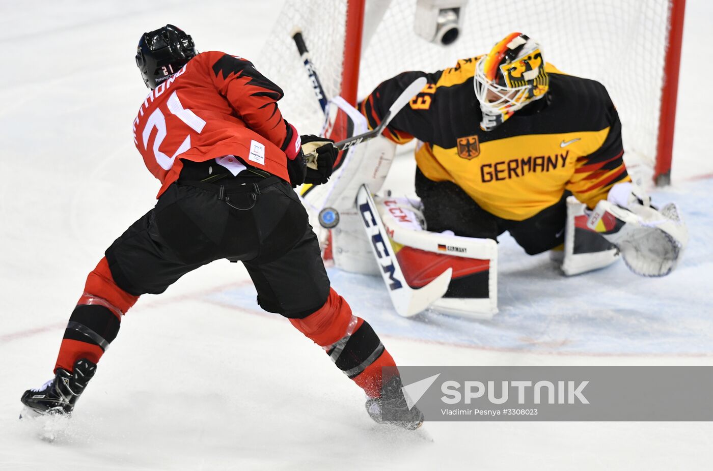 2018 Winter Olympics. Ice hockey. Men. Canada vs. Germany