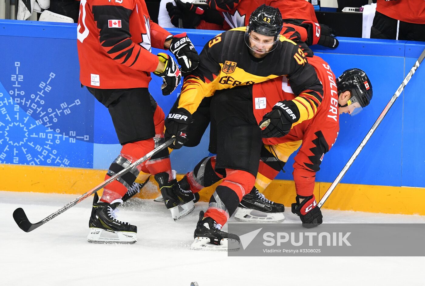 2018 Winter Olympics. Ice hockey. Men. Canada vs. Germany