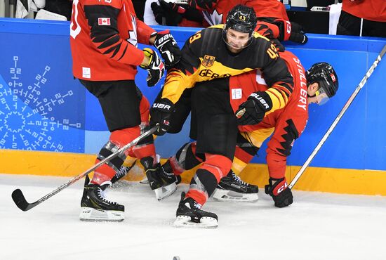2018 Winter Olympics. Ice hockey. Men. Canada vs. Germany
