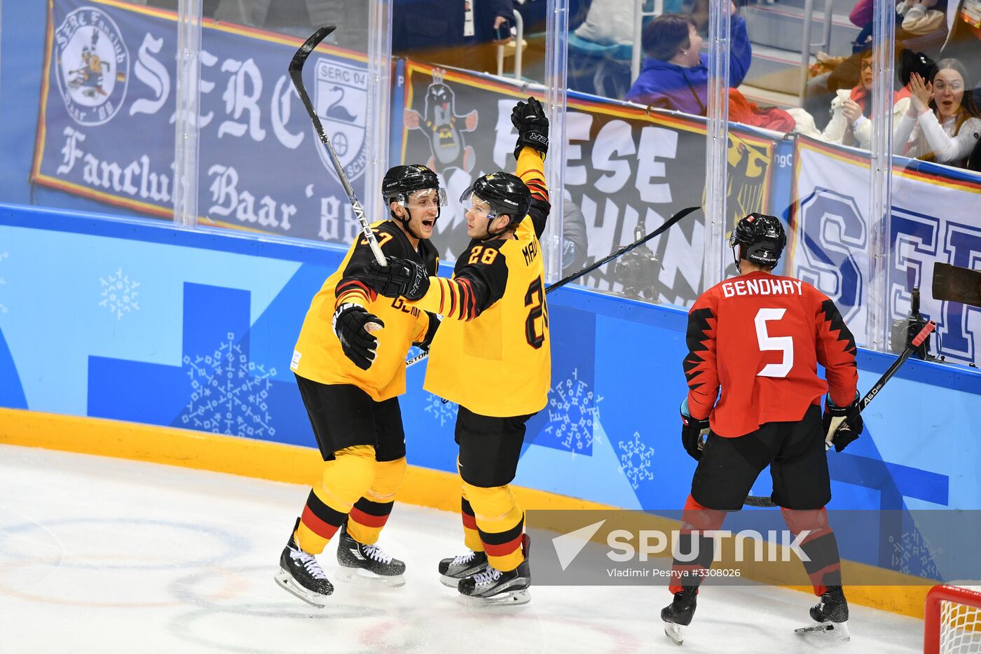 2018 Winter Olympics. Ice hockey. Men. Canada vs. Germany