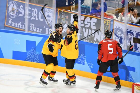 2018 Winter Olympics. Ice hockey. Men. Canada vs. Germany