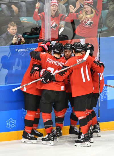 2018 Winter Olympics. Ice hockey. Men. Canada vs. Germany