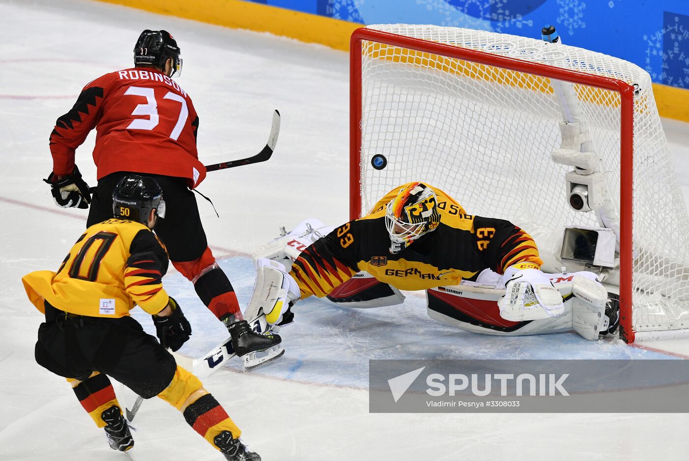 2018 Winter Olympics. Ice hockey. Men. Canada vs. Germany