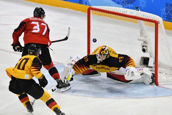 2018 Winter Olympics. Ice hockey. Men. Canada vs. Germany